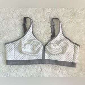 Cacique Gray and White Bra